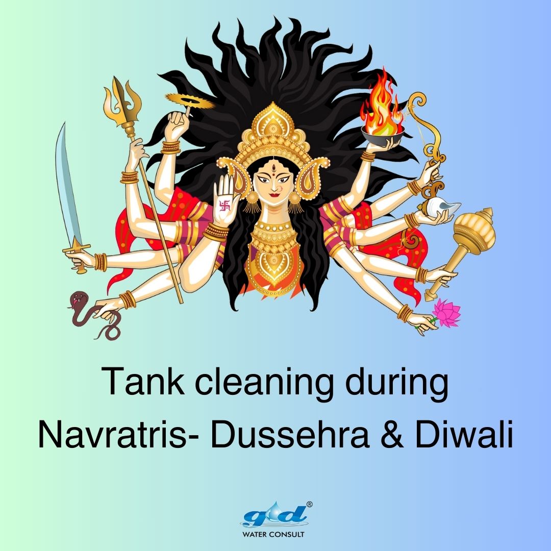 Water Tank Cleaning During Navratri, Dussehra, and Diwali